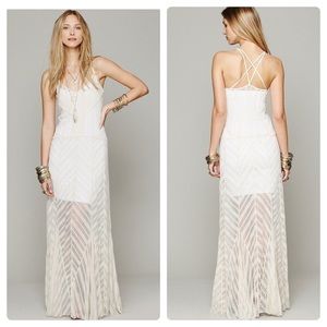 Free People Meadow of Lace Slip XS